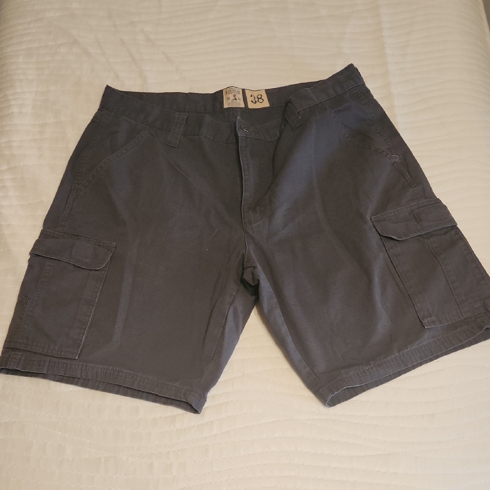 RedHead Dark Gray Cargo Shorts for Men